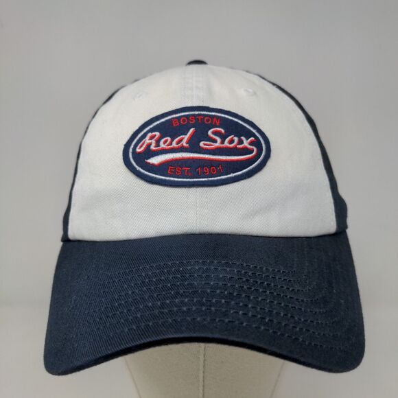 American Needle Men's Slideback Hat Blue Boston Red Sox MLB Logo Embroidered - Picture 2 of 11